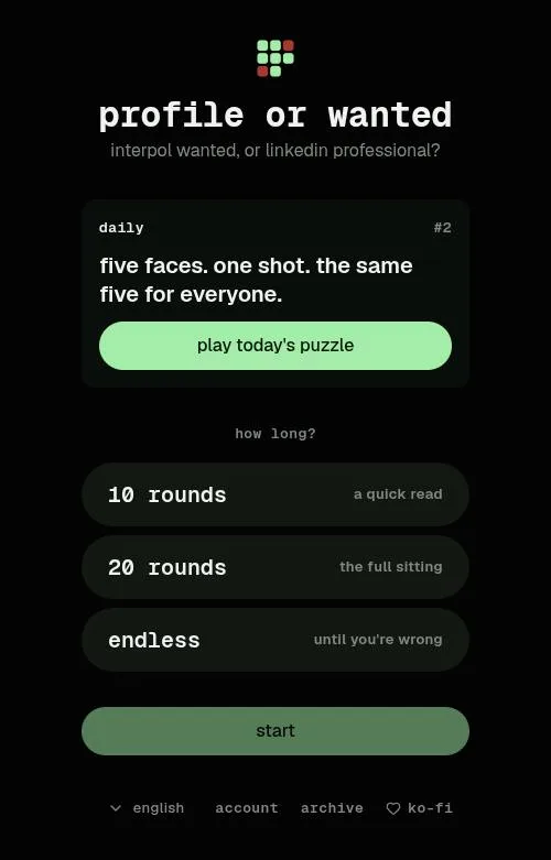 profile or wanted screenshot 1