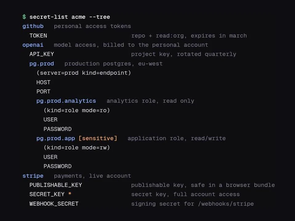 agent-secrets screenshot 1