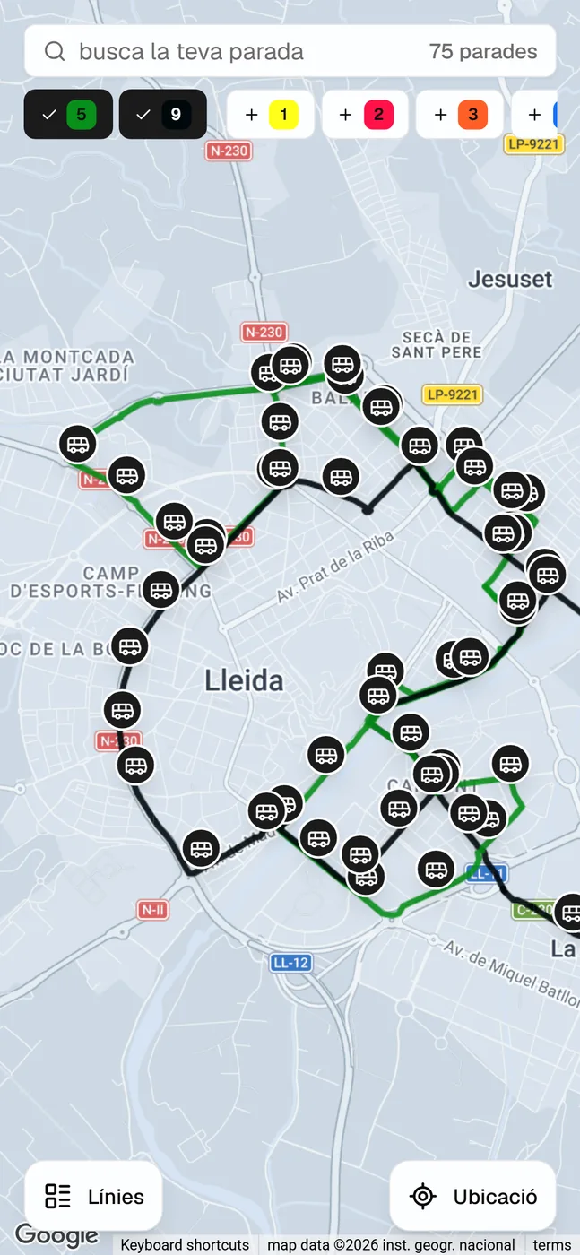 moventis lleida buses screenshot 1